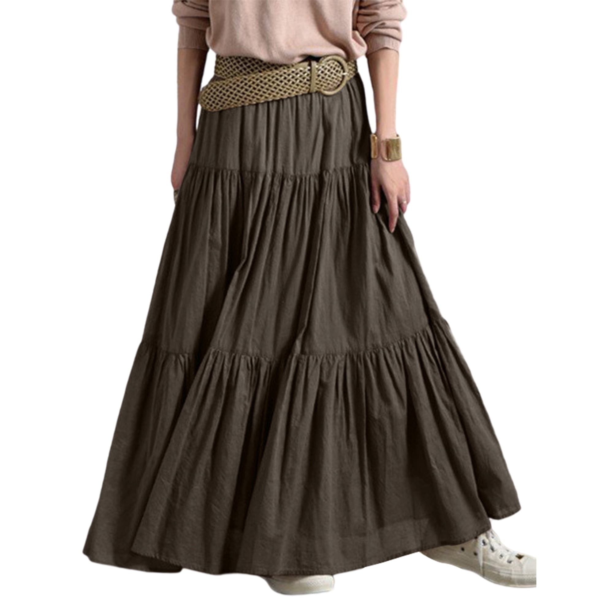High waisted maxi skirt 4xl hotsell