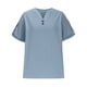 thumbnail image 5 of Blusa de manga larga,Camiseta holgada con cuello en V para mujer, blusa informal de algodón y lino, manga larga, largo normal, para uso diario, sopatenor, 5 of 6