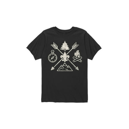 boy scouts of america camp symbols - youth short sleeve