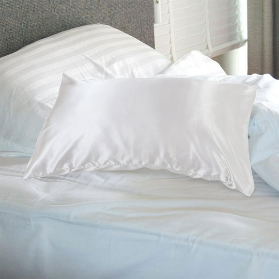 CATIEBYE Catiebye 2pcs Minimalist Solid Color Breathable Light Grey Pillow Case