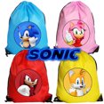 thumbnail image 2 of Nueva bolsa con cordón de Sonics para niños, bolso de mano con estampado de dibujos animados de anime, bolsas de almacenamiento para niños, bolsa de viaje deportiva de gran capacidad, regalos para niñ, 2 of 5
