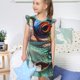 thumbnail image 4 of Fotbe Stylish Sunglasses Iguana Vestido de Dormir para Niñas de 3 a 10 Años, Mangas Cortas, Estilo Princesa, Pijama Camisón con Mangas Voladas-Large, 4 of 6