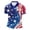WenDA03_Blue, variant on WEIWEN Mens Polo Shirts 1776-2026 250th Casual Golf Stretch American Flag Graphic Short Sleeve 4th of July Shirts for Men Clothes Blue M