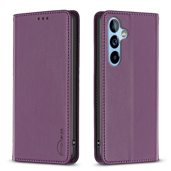 Decase Cover For Samsung Galaxy S23,Shockproof PU Leather Book Folding Flip Folio Case with Card Holders Kickstand Magnetic Closure TPU Inner Shell Protective Cover for Women Men,purple