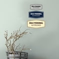 thumbnail image 5 of Signs ByLITA Fancy Solo Personal Autorizado Sign (Brushed Silver) - Large, 5 of 8