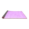 thumbnail image 2 of Ahgly Company Indoor Square Solid Purple Modern Area Rugs, 4' Square, 2 of 4