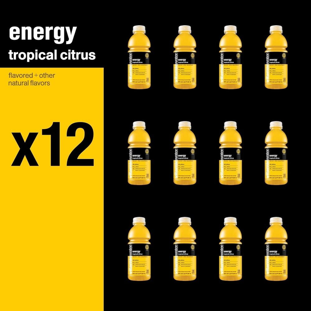Vitaminwater Energy Electrolyte Enhanced Water W/Vitamins, Tropical Citrus Drink