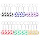 thumbnail image 1 of Llaveros Balón Fútbol, 24 Unidades, Mini Balones Fútbol para Hombres, Mujeres y Niños, Colgantes para Mochilas, Recuerdos Deportivos para Fiestas, Souvenirs Equipos para Eventos, 1 of 1