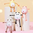 thumbnail image 2 of Leadrop Night Light Mini Cute Pink Pig Design Phone Holder Adorable Warm Light Rechagable Relaxing LED Night Light, 2 of 11