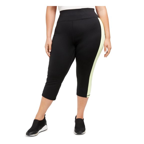 Ideology Womens Plus Running Yoga Capri Pants