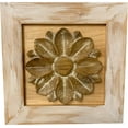 thumbnail image 2 of Distressed Flower Concealed Gun Cabinet Wall Decor (White), 2 of 7