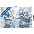thumbnail image 3 of Marvel Comics - Hawkeye and Black Widow - Pencils Wall Poster with Pushpins, 22.375" x 34", 3 of 3
