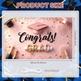 thumbnail image 2 of Graduation Cap Mastered it Banner Golden Text Academic Backdrop Sparkling Stars Dark Background Success Background for Graduation Party University Ceremony Master's Celebration, 2 of 9
