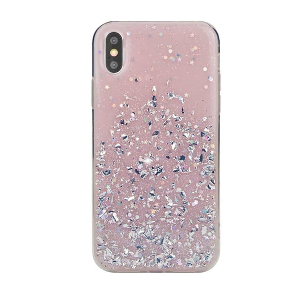 Funda WILD FLAG para iPhone X y Xs Design Rosa Brillos