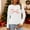 White, variant on Womens Long Sleeve Merry Christmas T-Shirts Casual Merry and Graphic Tee Christmas Tree Tops