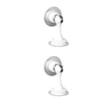 thumbnail image 4 of Speravity Tope de puerta de acero inoxidable, silencioso, a prueba de viento, soporte antioxidante, herrajes para muebles montados en la pared, dormitorio, Blanco clásico 2piezas Speravity CBP491314, 4 of 6