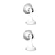 thumbnail image 2 of Riwesomey Tope de puerta de acero inoxidable, silencioso, a prueba de viento, soporte antioxidante, herrajes para muebles montados en la pared, dormitorio, Blanco clásico 2piezas Riwesomey CBP491314, 2 of 6