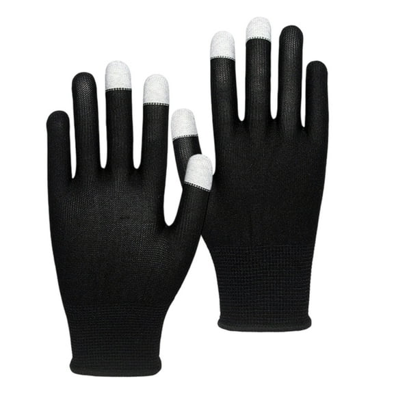 Jesscasday Touch Display Gloves For Rhythm Game Universal Size Outdoor Activity Ready 2pcs