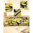 thumbnail image 6 of Yellow Geometric Body Pillow Cover, Pillowcase Protectors with Zipper, Breathable Decorative Throw Pillow Case Cover, Farmhouse Abstract Black White Striped Pillow Shams for Couch Sofa 20x54Inch, 6 of 8