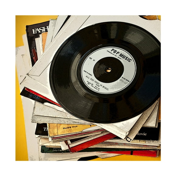 Symposium Design 'Pop Music' Canvas Art