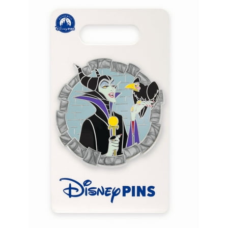 Disney Parks Maleficent and Raven Villains Sleeping Beauty Pin New With Card
