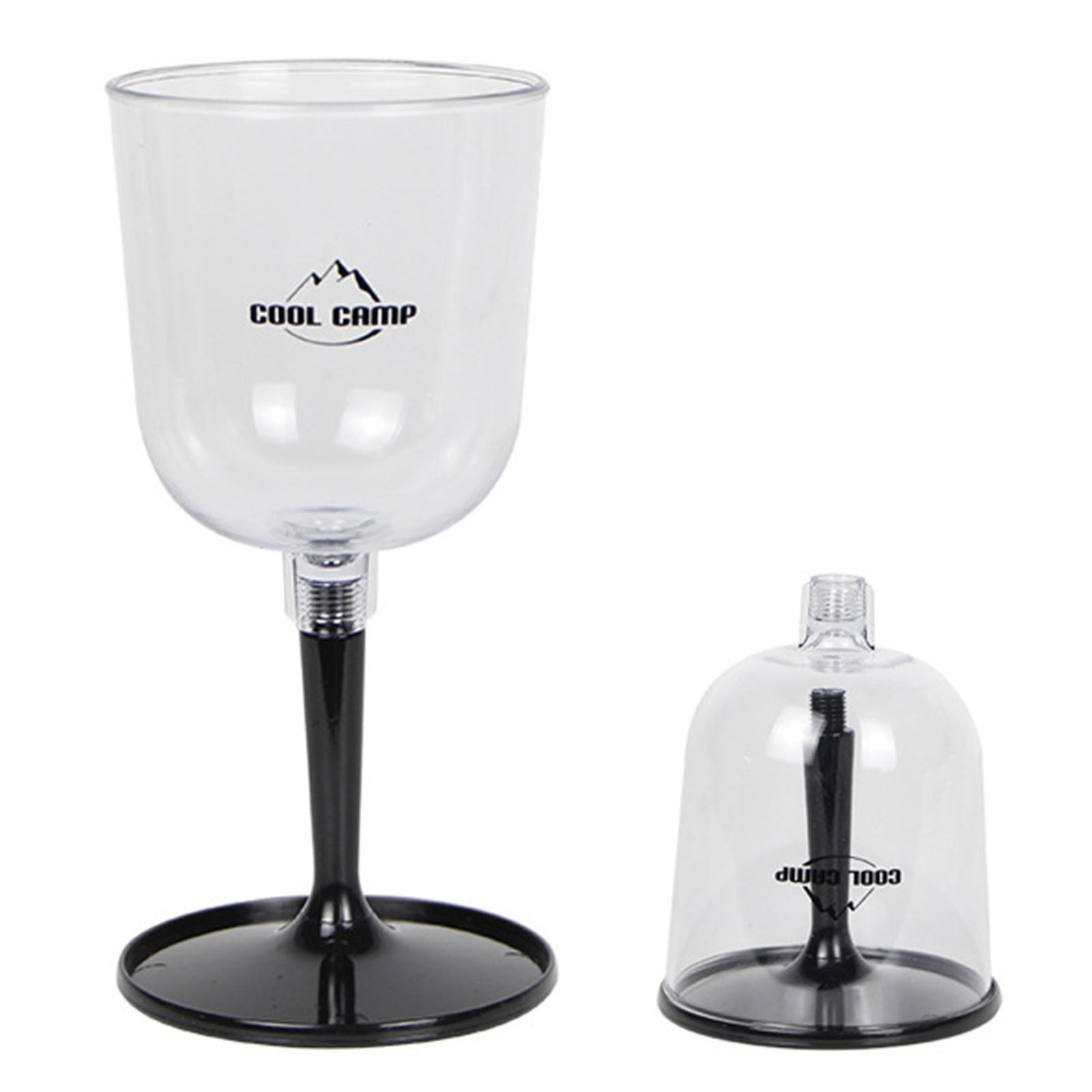 Outdoor Camping Anti-Fall Plastic Goblet Detachable Portable Wine Glass