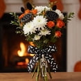 thumbnail image 5 of Halloween Wired Edge Ribbons Holiday DIY Craft Wrapping Ribbon for Home Party Decor, 5 of 6