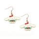 thumbnail image 1 of Sanrio lindos pendientes de gancho de dibujos animados para mujeres niñas Kuromi Melody Cinnamoroll joyería de moda pendiente accesorios de Navidad, 1 of 4