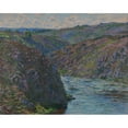 thumbnail image 2 of Claude Monet 14x12 Gold Ornate Wood Frame and Double Matted Museum Art Print Titled - The Ravins De La Creuse (1889), 2 of 4