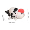 thumbnail image 3 of 19.7in Goldfish Plush Toy, Fish Shaped Throw Pillow, Stuffed Aquatic Animal, Realistic Fish Doll, Home Ornament, Soft Decorative Plushie, Unique Gift, 3 of 3