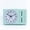 Green, variant on Alarm Clock Weekly Alarm Clock Square Quartz Table Clock Scanning Silent Pointer Clock Student Clock