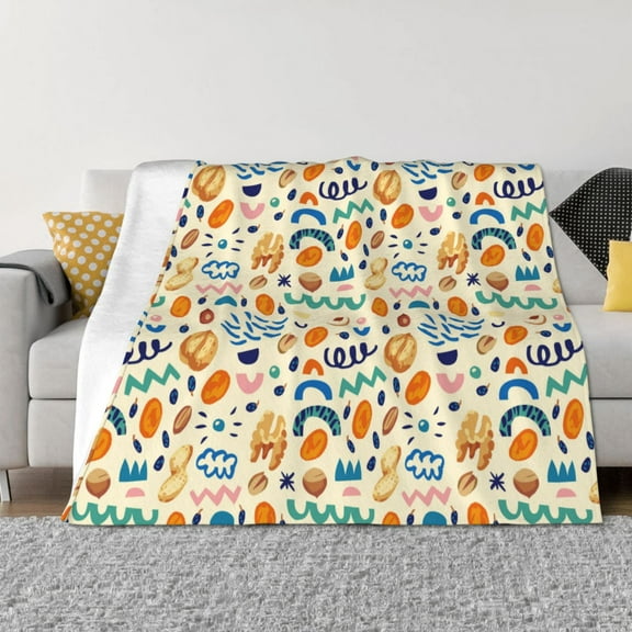 Naloa Peanuts 8 Flannel Blankets - Thick and Warm Blanket for Winter, Soft Fuzzy Plush King Blanket for All Seasons40"x30"