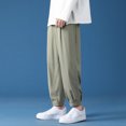 thumbnail image 4 of Bjutir Men'S Pants Men Straight Casual Pants Summer Casual Pants Men Breathable Pants, 4 of 5