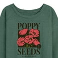 thumbnail image 3 of Instant Message - Poppy Seeds Organic - Women's Lightweight French Terry Long Sleeve Shirt, 3 of 6