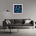 thumbnail image 3 of Maki 20x20 White Modern Wood Framed Wall Art Titled - Surreal Bmw 3 Series Amg Iv, 3 of 6