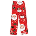 thumbnail image 3 of Fewfanhot Pajama Sets for Women 2 Piece Funny Christmas Graphic Print Set Casual Long Sleeve Shirts and Long Pants Outfits, 3 of 3