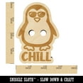 thumbnail image 2 of Penguin Chill Wood Buttons for Crochet Knitting Sewing DIY Craft - 1.00 Inch Medium (7pcs), 2 of 7