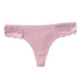 thumbnail image 4 of Ropa Interior con Entrenamiento Gibobby Mujer Sexy Cintura Algodón Encaje Tanga Rosa M, 4 of 5
