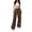 16# Coffee, variant on Womens Parachute Pants Y2k Baggy Wide Leg Track Pants Elastic Waist Jogger Sweatpants Hiking Pants Trousers White S