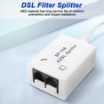 thumbnail image 3 of Divisor de Filtro DSL de 12 Uds, Divisor ADSL para Línea Telefónica Macho A 2 Hembras RJ11 6P4C/6P2C, Adaptador Convertidor de Módem Telefónico, 3 of 8