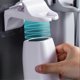 thumbnail image 3 of Juego de soporte para dispensador de pasta de dientes, exprimidor de pasta de dientes fácil de usar para encimera de baño, gris, 3 of 5
