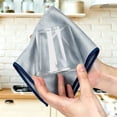 thumbnail image 4 of Microfiber Glass Cleaning Cloth, Thick Lint Free Glass Towels, Reusable Window Cleaning Cloth for Windshields, Lenses, Glasses, Mirrors & Windows, Polishing Silver, 4 of 9
