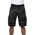 thumbnail image 5 of RAW X Mens Belted 12.5" Inseam Knee Length Cargo Shorts, Charcoal Camo, 42, 5 of 7