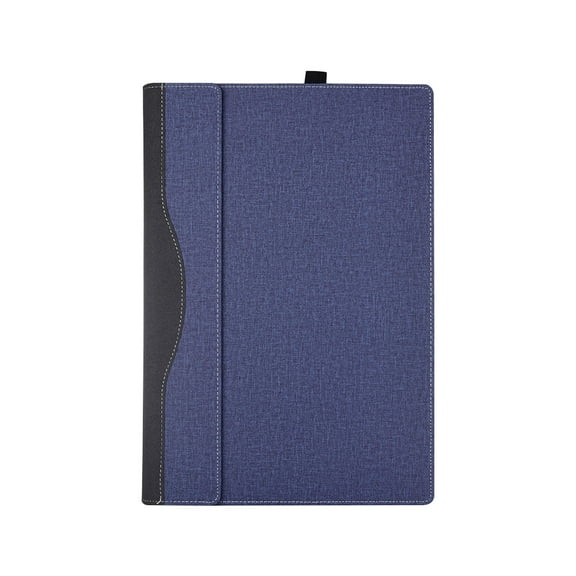 2024 Detachable Case for Microsoft Surface Laptop Gen 7 13.8 inch 15 Laptop Notebook Sleeve Pu Cover Bag Protective Skin (dark blue,laptop 7 15inch)