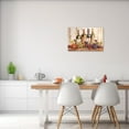 thumbnail image 3 of ZHONGYUTONG Kitchen Wall Art Grapes and Wine Picture Fresh Fruits Canvas Prints for Kitchen Restaurant Dining Room Decor Framed (16.00" x 24.00"), 3 of 6