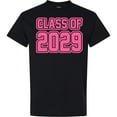 thumbnail image 3 of Inktastic Class of 2029 Pink T-Shirt, 3 of 5