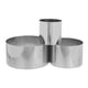 thumbnail image 4 of Molde de 3 anillos de mousse de acero inoxidable para hornear, herramienta redonda para decorar pasteles, ideal para repostería y galletas, 4 of 7