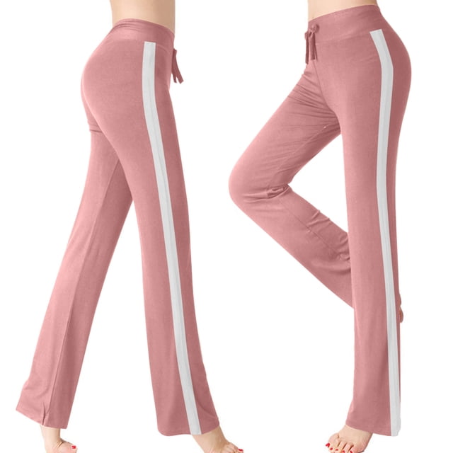 Meichang Spring Clearance Womens Yoga Pants High Elastic Waist Modal Bootcut Pants Workout Running Yoga Trousers Casual Yoga Gym Leggings with Drawstring