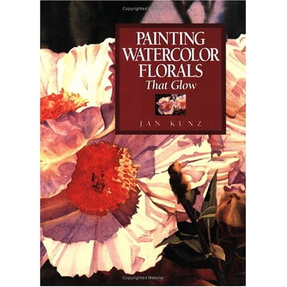 Pre-Owned Painting Watercolor Florals That Glow