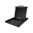 thumbnail image 1 of StarTech.com Rackmount KVM Console, Single Port VGA KVM with 19" LCD Monitor for Server Rack, Fully Featured Universal 1U LCD KVM Drawer with Cables & Hardware, USB Support, 50,000 MTBF - LCD KVM Concole Drawer (RKCONS1901) - KVM console - USB - 19" - rack-mountable - 1280 x 1024 - 250 cd/m�� - 1000:1 - VGA - black - 1U, 1 of 5